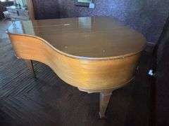 Baby Grand, piano and stool, George Steck