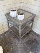 Wicker furniture, 2 - chairs, 3 – tables