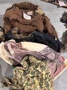 Extra large camouflage coats, and wool coat