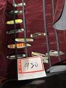Folding knife collection