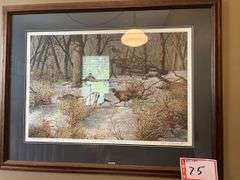 Pheasant print, 35 x 27”