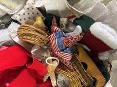 Christmas decor and 2 - totes