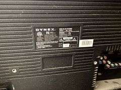 Dynex 32" TV and Toshiba DVD player