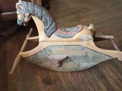 Antique rocking horse