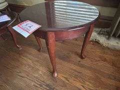 2 – tables, 24 round by 21 inches, 44 x 24 x 16”