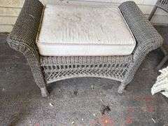Wicker furniture, 2 - chairs, 3 – tables
