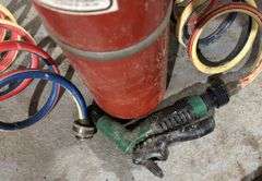 Fire extinguisher, and pressure hose