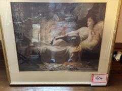 Reclining lady picture
