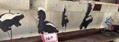 Garden tools, Stangl Birds, skunk decor