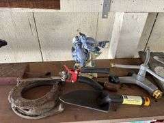 Garden tools, Stangl Birds, skunk decor