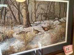 Pheasant print, 35 x 27”