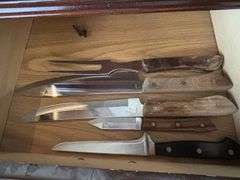 4 - drawers of silverware and other utensils