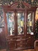 Cabinet but not contents, 54 x 16.5 x 84”