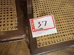 2 – Caned chairs