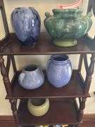 5 – pieces of pottery, one is Floraline