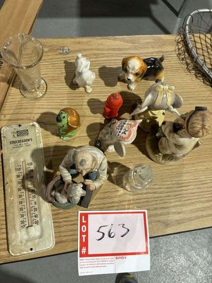 Strickfaden’s thermometer, Sandusky, Ohio and knickknacks