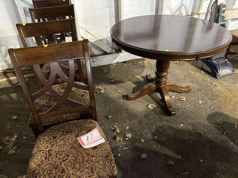 52 inch table and 4 chairs
