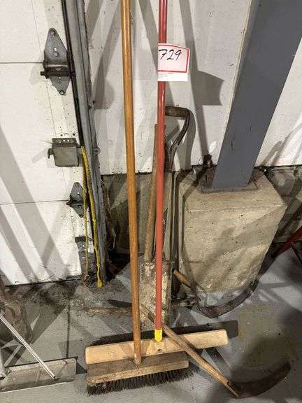 Brooms and weed cutters, pick