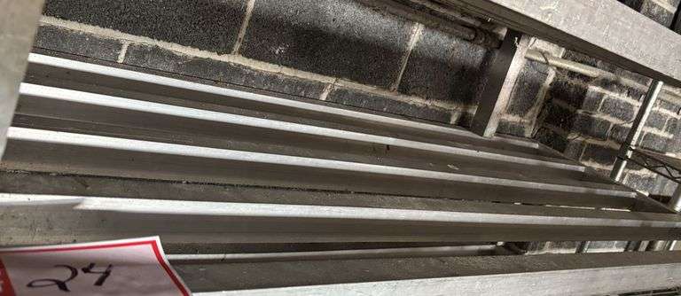 Dunnage rack for coolers, aluminum, 24 x 12 x 60“