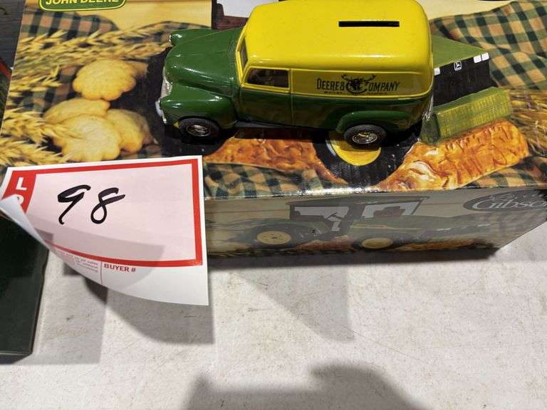John Deere cookie jar and the bank