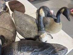 4 goose decoys