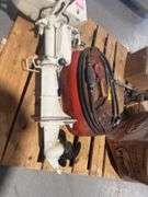 Johnson 4HP Motor & Flat Bottom Gas Tank (Sticker #713)