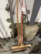 Brooms and weed cutters, pick