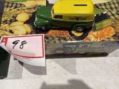 John Deere cookie jar and the bank