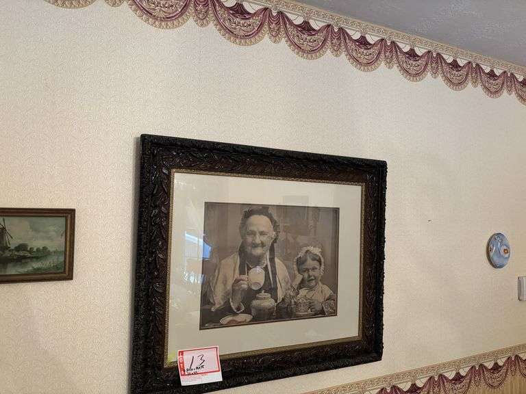 2 - pictures and a plate, 36 x 29”