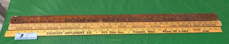 Yardsticks, Fremont Implement, Farm Bureau, Enterprise Roofing