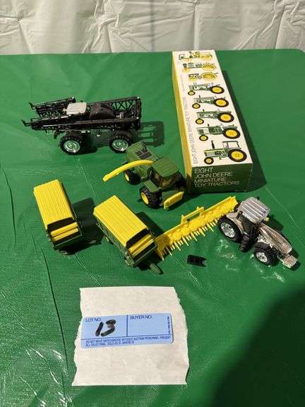 8 - John Deere miniature Toy Tractors, miniatures, sprayer