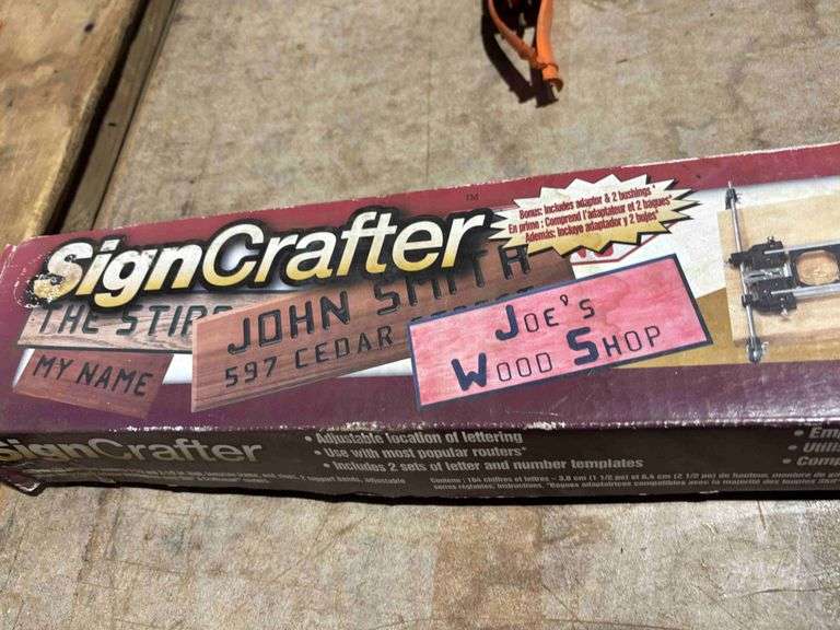 Browning Sign Router Sign crafter router - Bonnigson & Associates