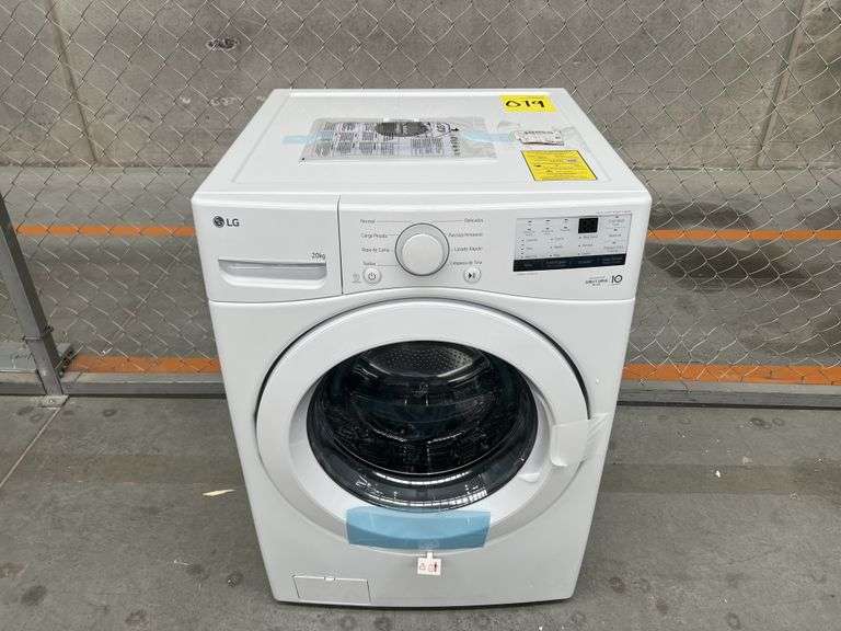 (NUEVO) Lavadora frontal de 20KG Marca LG, Modelo WM20WV26W, Serie E3P869 ,Color BLANCO