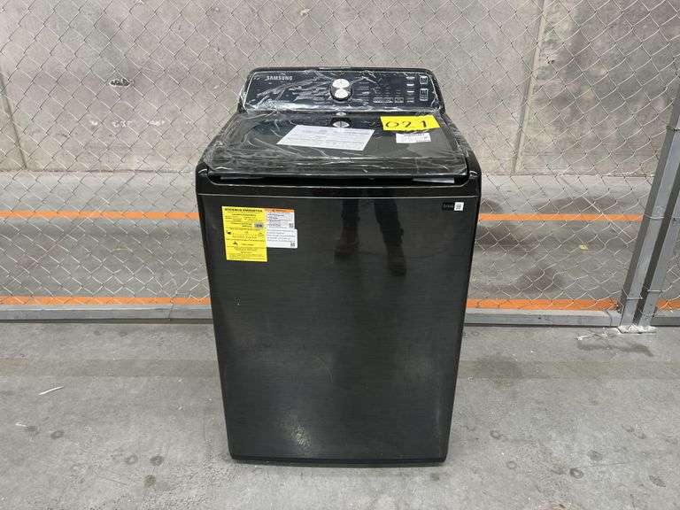 (NUEVO) Lavadora de 21KG Marca SAMSUNG, Modelo WA21A334GV, Serie 02837P ,Color NEGRO
