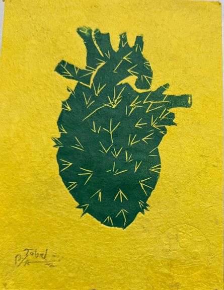 Pintura sin título, Autor TOBAL, Medidas 20CM X 15CM, Técnica GRABADO, Año ND