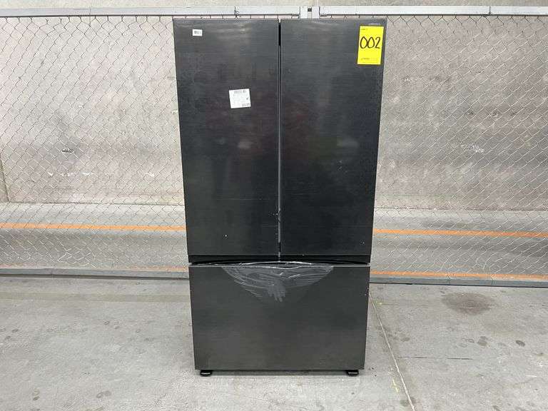 (NUEVO) Refrigerador Marca SAMSUNG, Modelo RF32CG5N10B1, Serie 00980T, Color GRIS