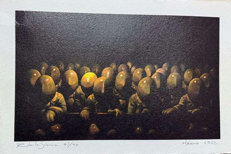 OBRA titulada "LOOK UP", Autor RODRIGO DE LA SIERRA, Medidas 25.78CM X 39.08CM, Técnica IMPRESIÓN D