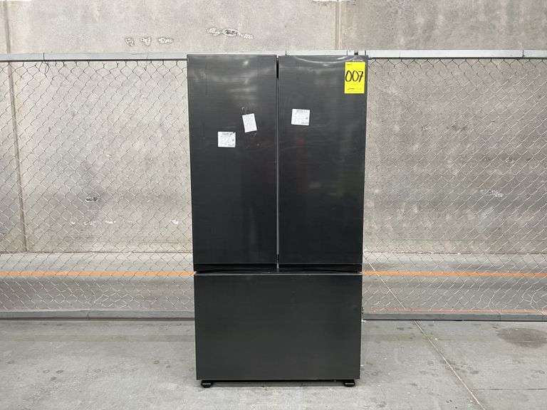 (NUEVO) Refrigerador Marca SAMSUNG, Modelo RF32CG5N10B1, Serie 00985N, Color GRIS