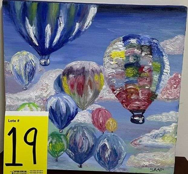 OBRA titulada "VOLANDO EN LOS CIELOS PASTEL", Autor SILVANA RODRIGUEZ, Medidas 40CM X 40CM, Técnica