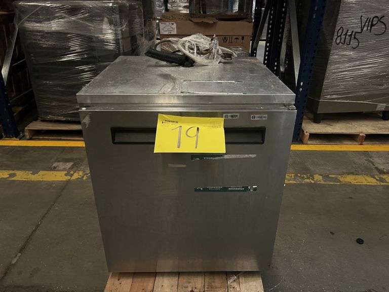 Refrigerador Marca WELBILT, Modelo 4ND21RS00, Serie 099684, 60HZ, 115V, 6.0 AMPS, Medidas  69cm x 70