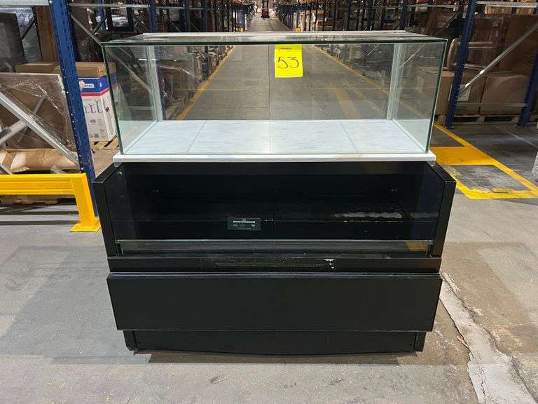 Vitrina refrigerada Marca OJEDA, Modelo STARBUCKS G4 54, Serie 01017Y, 127V, 60HZ, 7,5 AMPS, Medidas