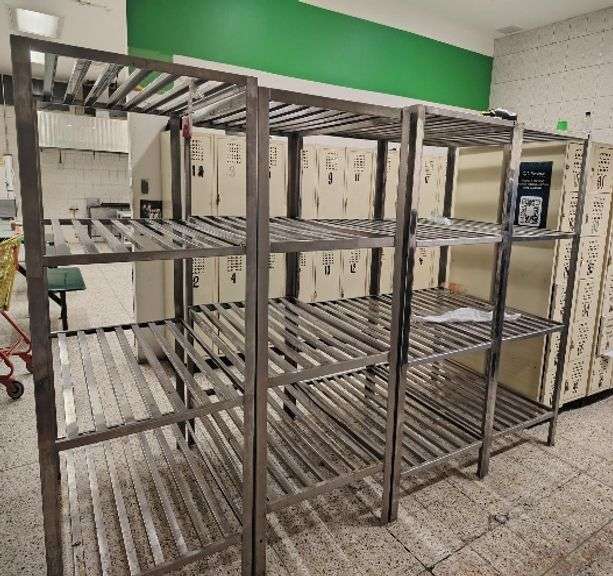 (Pago y remoción urgente) 2 Anaquel p cam de refrig 120x60x180 Vanguardia (Incompleto/dDañado), 2 An