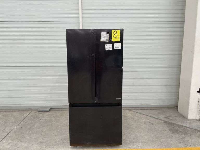 Refrigerador Marca MIDEA Modelo MDRF700FGM28, SIN Serie, 115V, 60HZ, 3 AMPS Color Negro (Equipo de D
