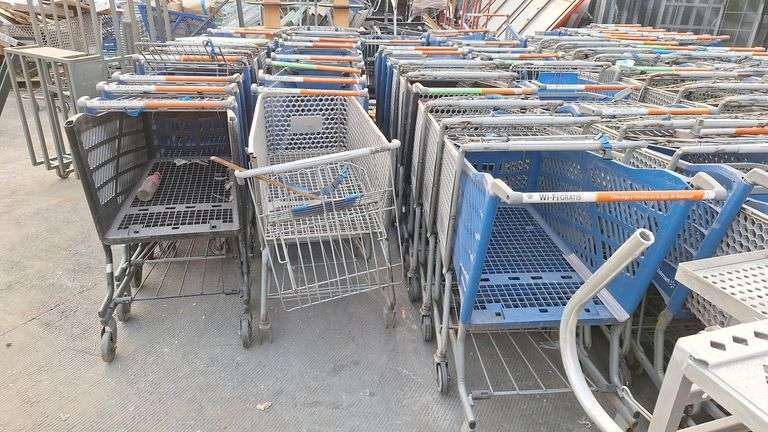 9 AUTOS TROLLIES (Incompleto/Dañado), 3 PATINES (Incompleto/Dañado), 1 ABRILLANTADORA DE PISO (Incom