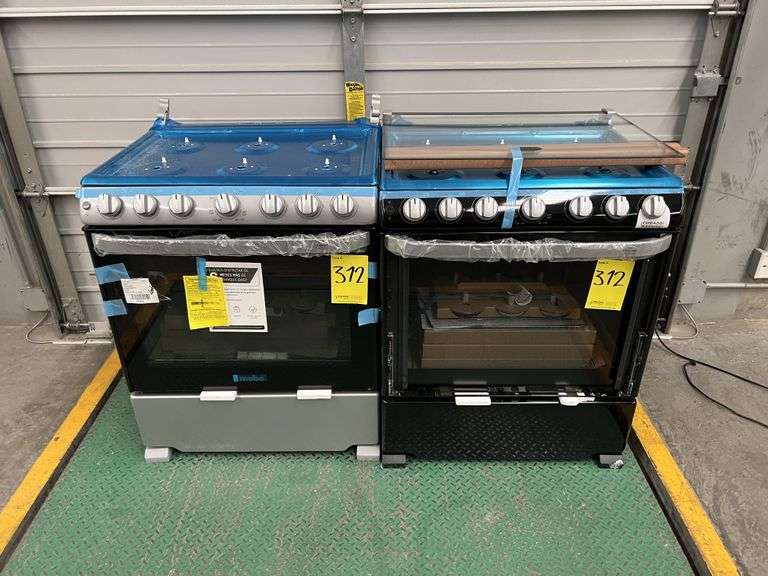 Lote de 2 estufas, contiene: 1 Estufa de 6 quemadores Marca MABE, Modelo WEM7659CFIS3A, Serie 015670