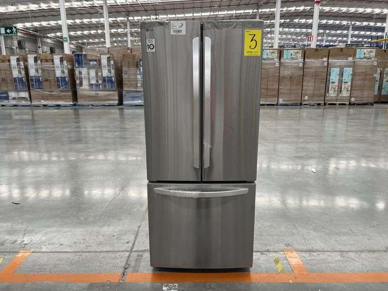Refrigerador Marca LG, Modelo GF22BGSK, Serie PG4V848, Color GRIS (Equipo de Devolución)