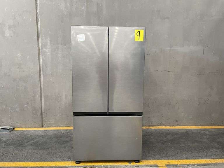 Refrigerador Marca SAMSUNG Modelo RF32CG5A10S9, Serie 0BWZ4BCY802456Y, 127V, 60HZ, 3.0 AMPS Color Gr