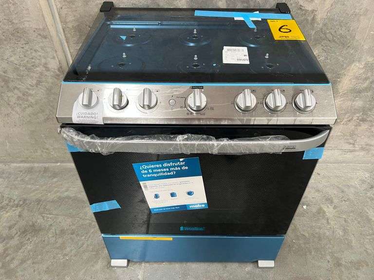 Lote de 2 estufas, contiene: 1 Estufa de 6 quemadores Marca Mabe Modelo ...