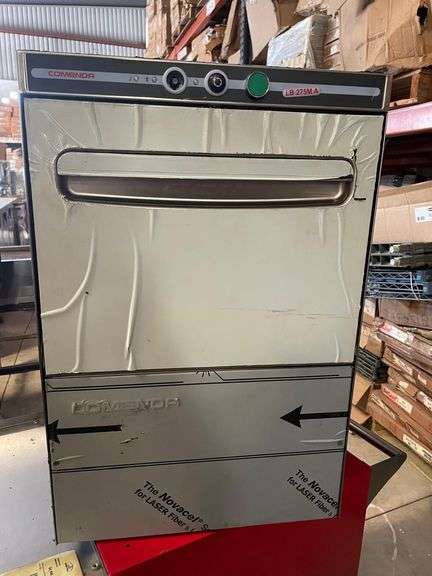 (NEW) Dishwasher Brand: COMENDA Model: LB 275MA No. Series: A00088440916 (Tested and working equipm