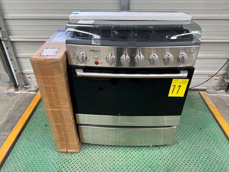 (NUEVO) Estufa de 6 quemadores Marca KOBLENZ, Modelo EK5131LCICCLF, Serie 070175, Color GRIS (INCLUY
